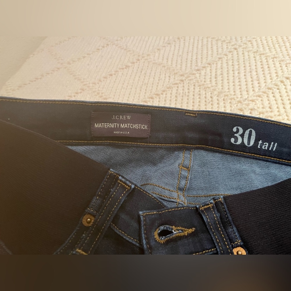 JCrew Maternity matchstick jeans. - Picture 9 of 9
